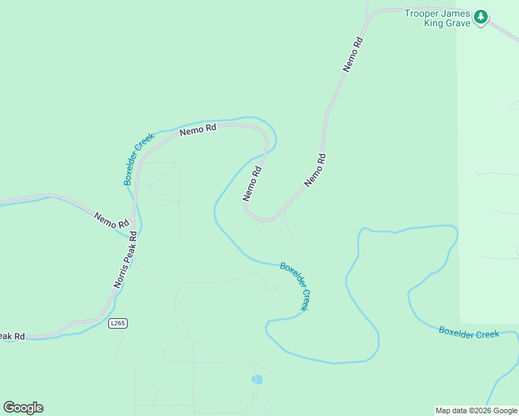 map of restaurants, bars, coffee shops, grocery stores, and more near 11515 Nemo Road in Rapid City