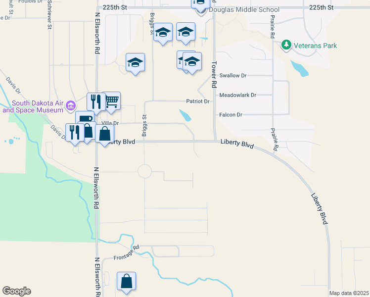 map of restaurants, bars, coffee shops, grocery stores, and more near 475 Villa Drive in Box Elder