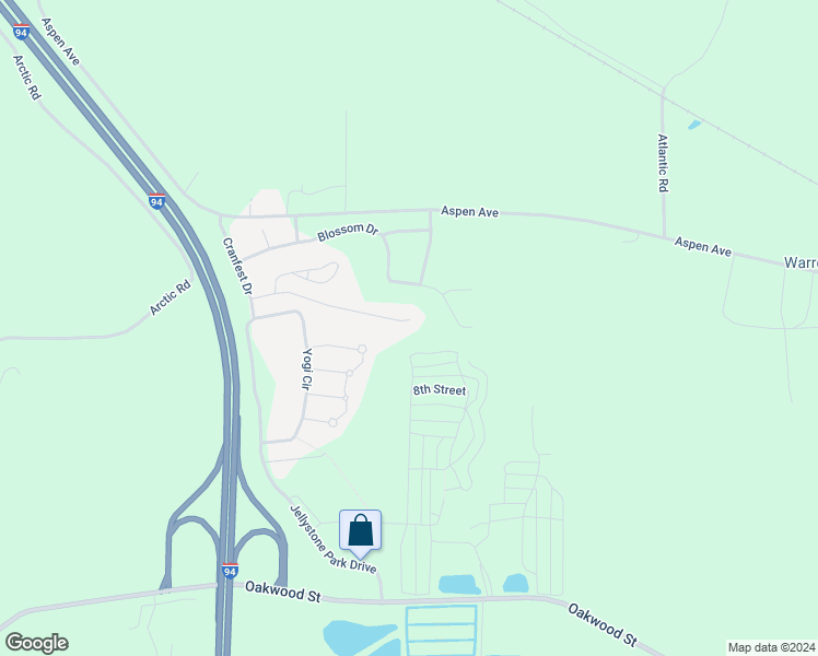 map of restaurants, bars, coffee shops, grocery stores, and more near 475 Overlook Court in Warrens