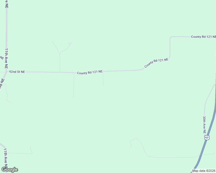 map of restaurants, bars, coffee shops, grocery stores, and more near 2228 County Road 121 Northeast in Rochester