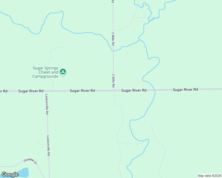 map of restaurants, bars, coffee shops, grocery stores, and more near 1010 Sugar River Road in Gladwin