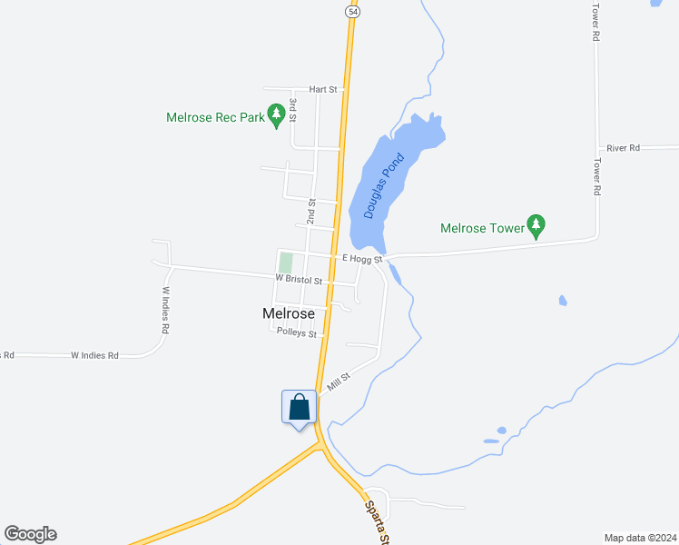 map of restaurants, bars, coffee shops, grocery stores, and more near 216 North Washington Street in Melrose