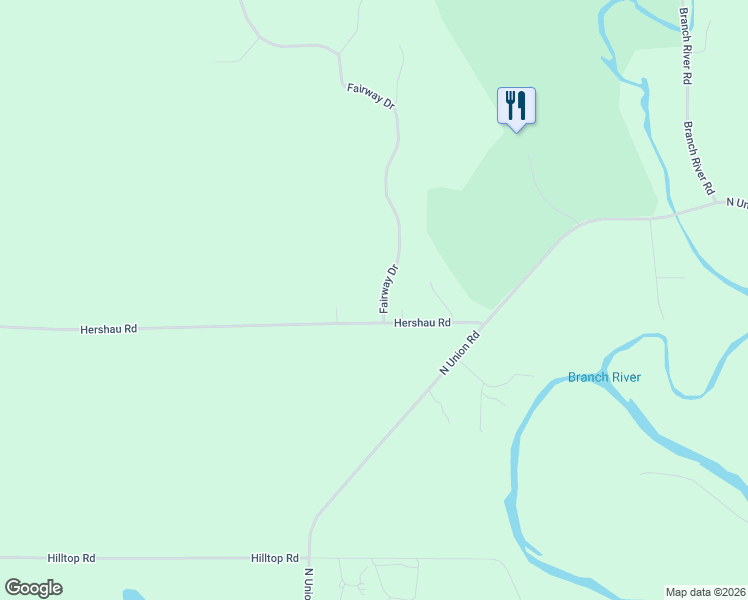 map of restaurants, bars, coffee shops, grocery stores, and more near 2816 Fairway Drive in Cato