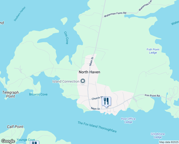 map of restaurants, bars, coffee shops, grocery stores, and more near in North Haven