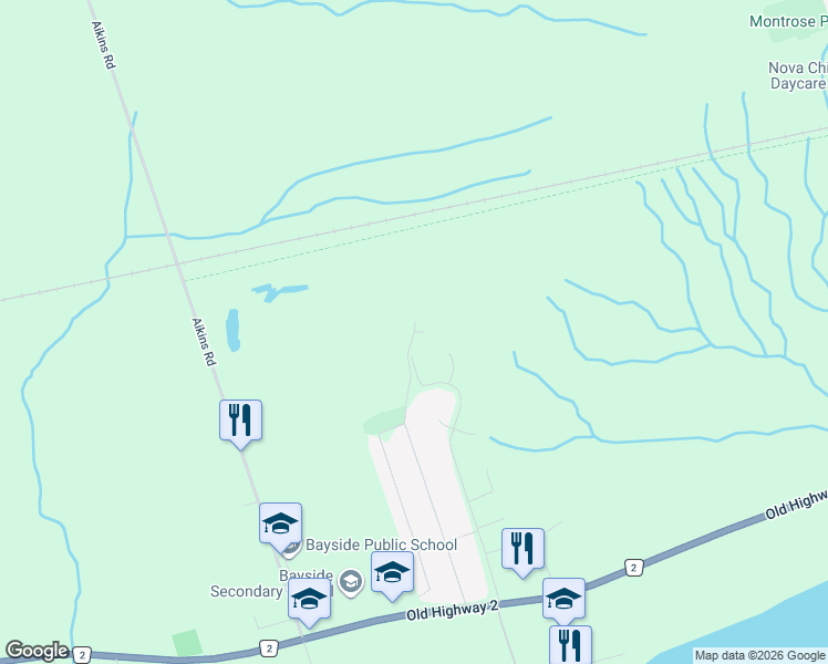 map of restaurants, bars, coffee shops, grocery stores, and more near 134 Stonecrest Boulevard in Quinte West
