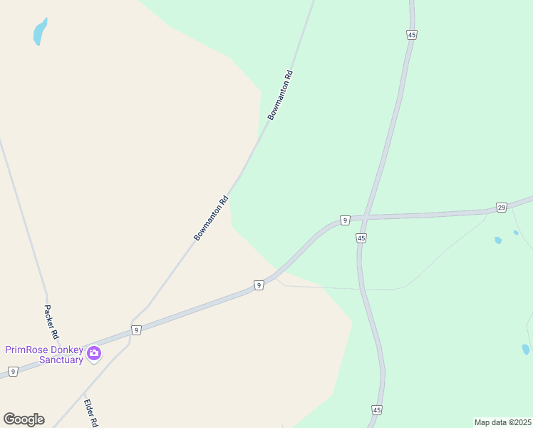 map of restaurants, bars, coffee shops, grocery stores, and more near 1521 Bowmanton Road in Roseneath