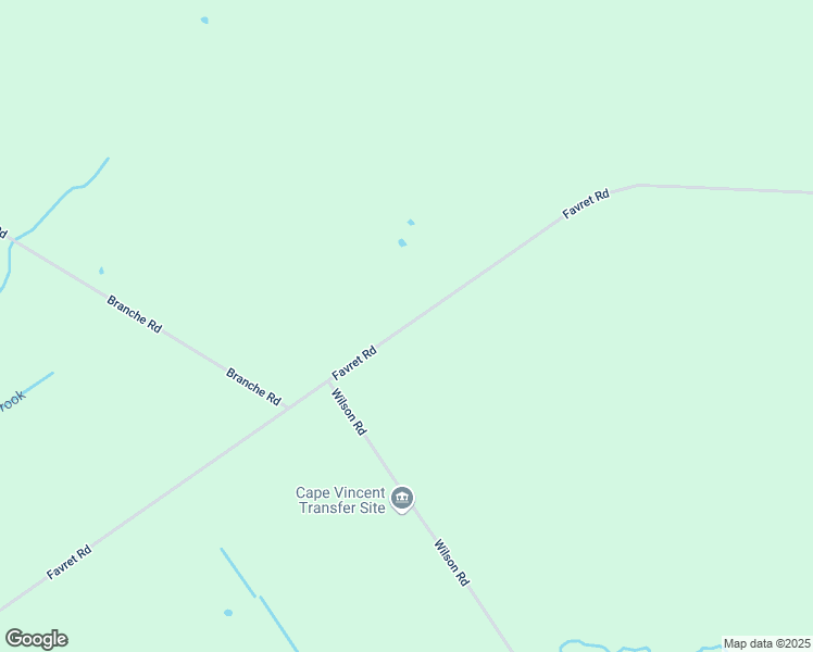 map of restaurants, bars, coffee shops, grocery stores, and more near Favret Road in Cape Vincent