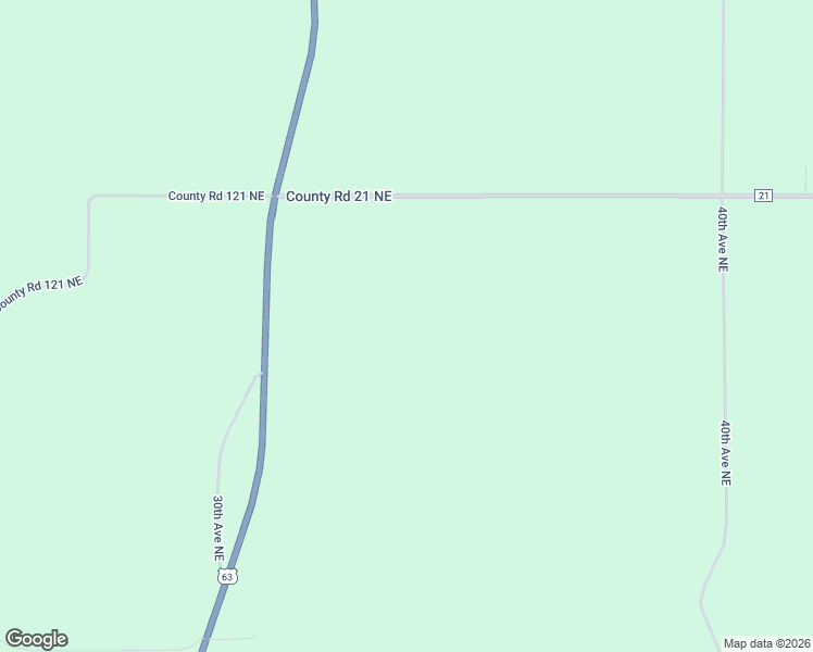 map of restaurants, bars, coffee shops, grocery stores, and more near 3300 County Road 21 Northeast in Rochester
