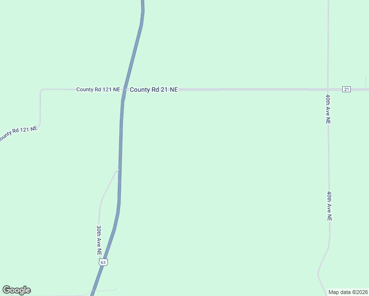 map of restaurants, bars, coffee shops, grocery stores, and more near 3300 County Road 21 Northeast in Rochester