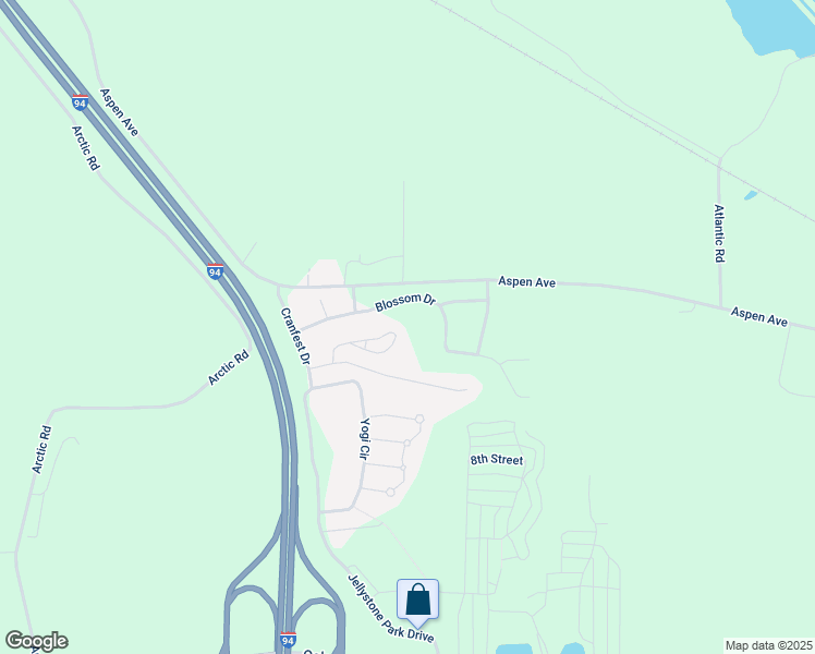 map of restaurants, bars, coffee shops, grocery stores, and more near 346 Hilltop Court in Warrens