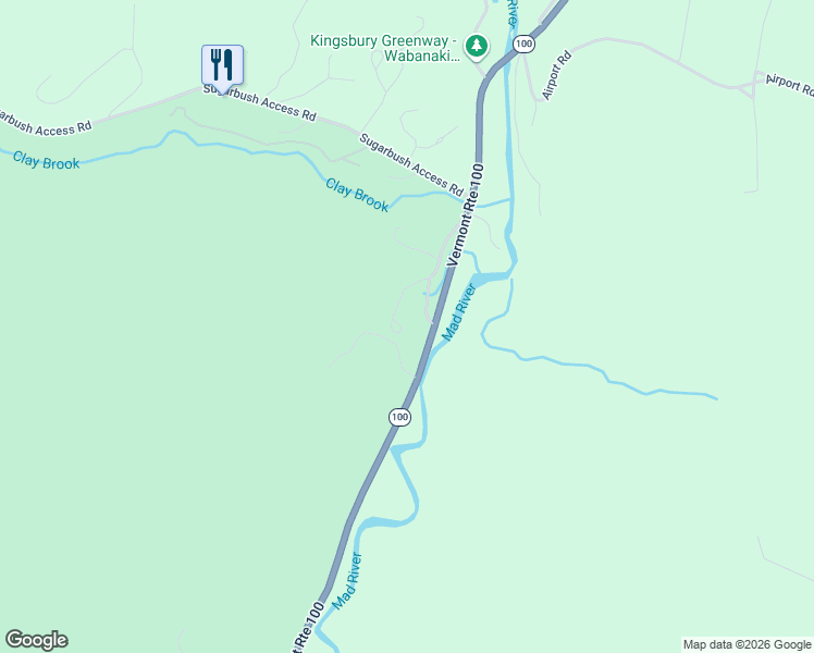 map of restaurants, bars, coffee shops, grocery stores, and more near 166 Huckleberry Lane in Warren