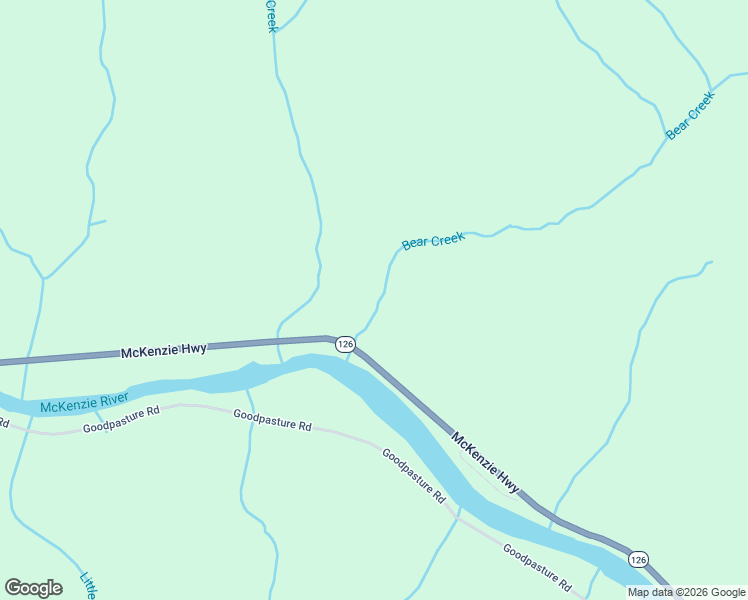 map of restaurants, bars, coffee shops, grocery stores, and more near McKenzie Highway in Vida