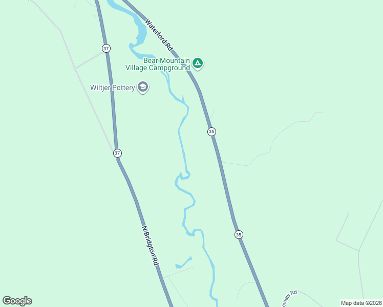 map of restaurants, bars, coffee shops, grocery stores, and more near 360 Waterford Road in Bridgton