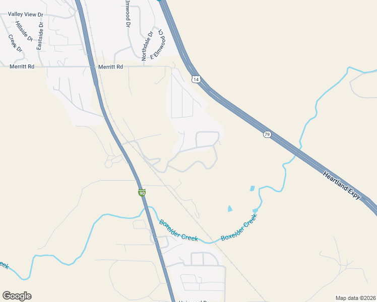 map of restaurants, bars, coffee shops, grocery stores, and more near 4726-4798 Everest Road in Rapid City