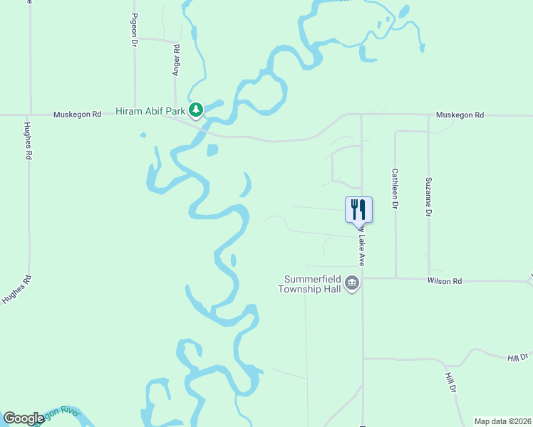 map of restaurants, bars, coffee shops, grocery stores, and more near River Drive in Harrison