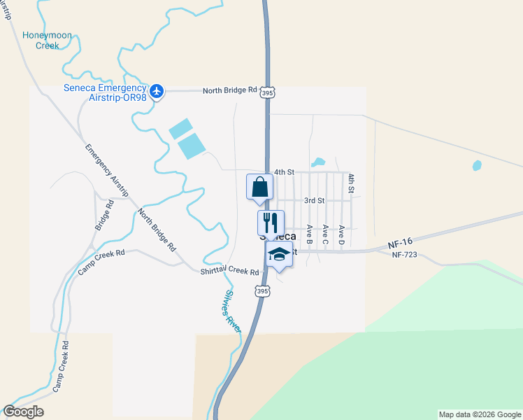 map of restaurants, bars, coffee shops, grocery stores, and more near 209 Barnes Avenue in Seneca
