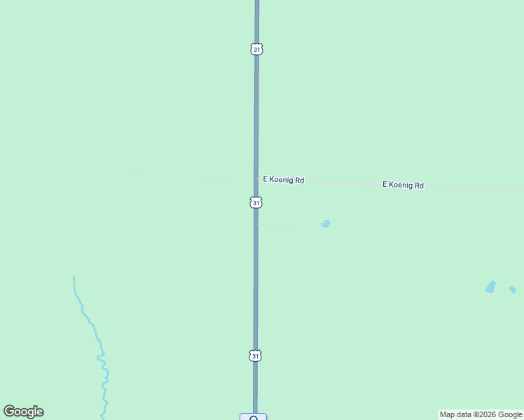 map of restaurants, bars, coffee shops, grocery stores, and more near 9906 U.S. 31 in Free Soil