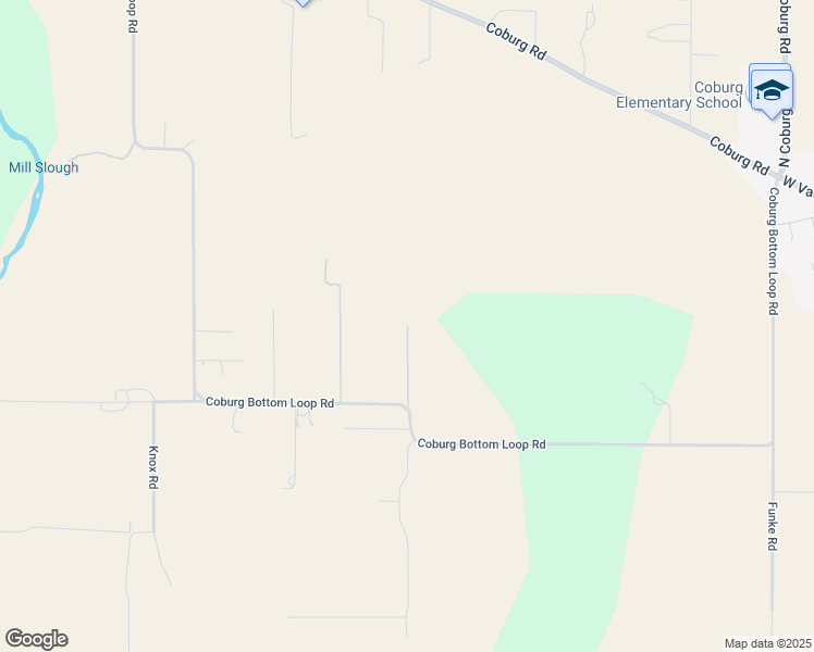 map of restaurants, bars, coffee shops, grocery stores, and more near Coburg Bottom Loop Road in Eugene