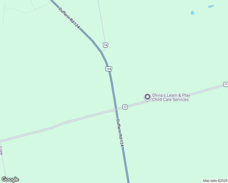 map of restaurants, bars, coffee shops, grocery stores, and more near 517021 Dufferin County Road 124 in Melancthon
