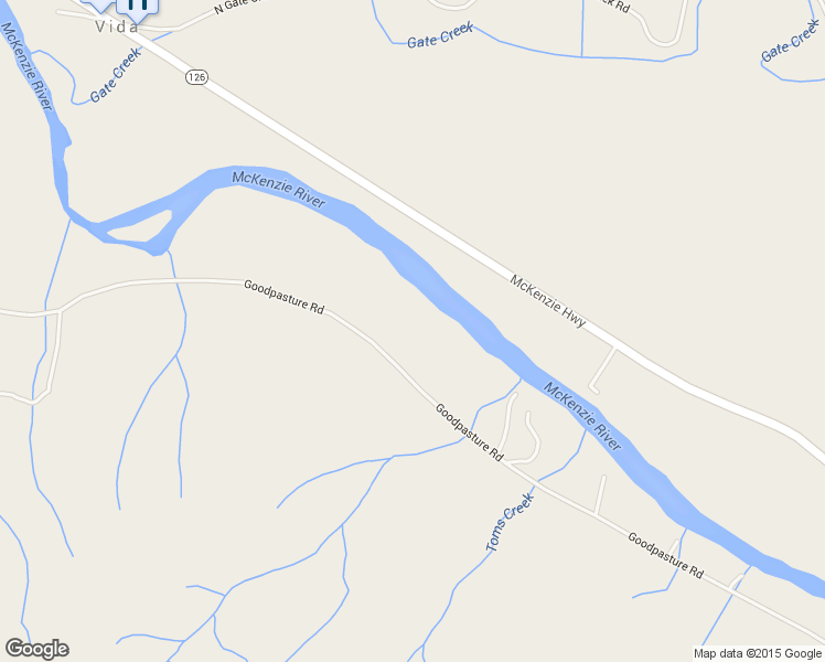 map of restaurants, bars, coffee shops, grocery stores, and more near 45885 Goodpasture Road in Vida