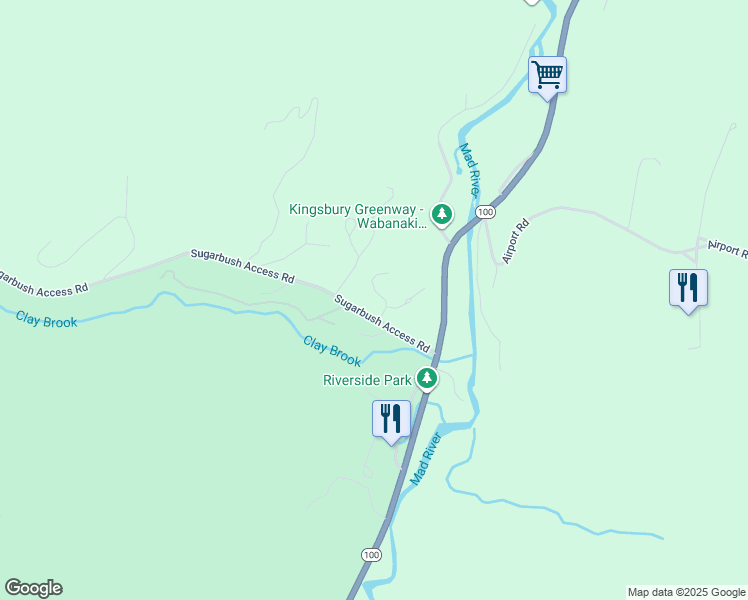 map of restaurants, bars, coffee shops, grocery stores, and more near 29 Christmas Tree Road in Warren