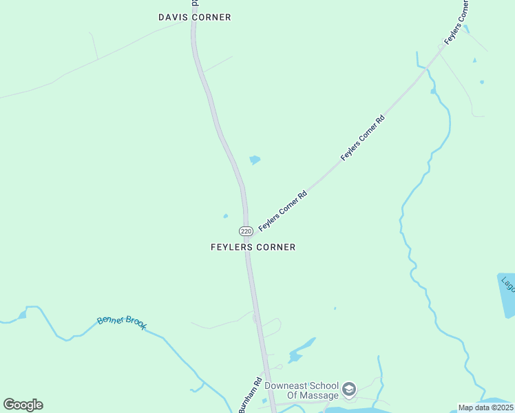 map of restaurants, bars, coffee shops, grocery stores, and more near 1345 Washington Road in Waldoboro