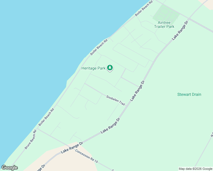map of restaurants, bars, coffee shops, grocery stores, and more near 916 Gregs Trail in Kincardine