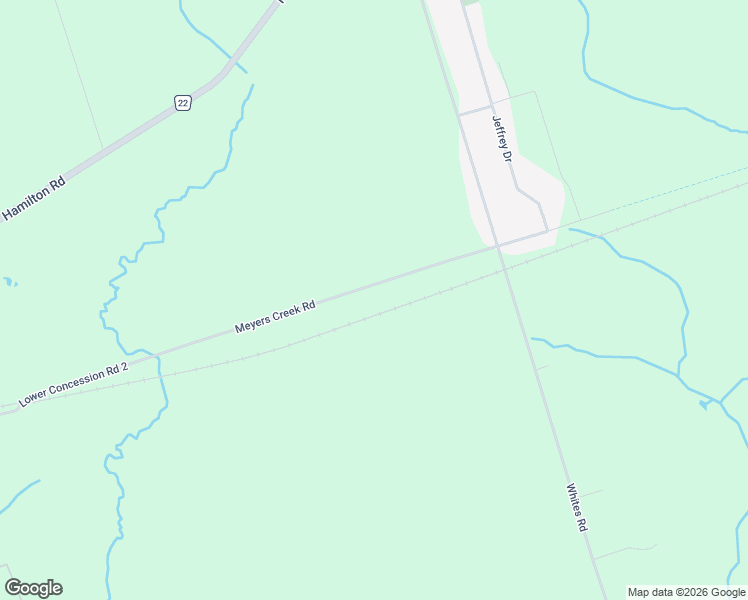 map of restaurants, bars, coffee shops, grocery stores, and more near 380 Meyers Creek Road in Quinte West