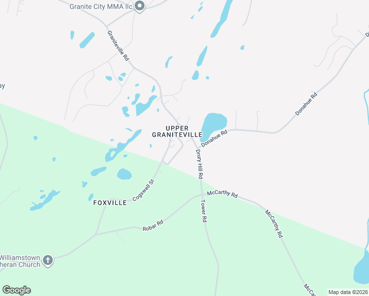 map of restaurants, bars, coffee shops, grocery stores, and more near 15 McHugh Road in Barre