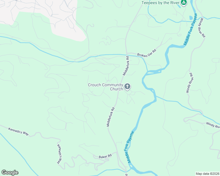 map of restaurants, bars, coffee shops, grocery stores, and more near 5 Valley High Road in Garden Valley