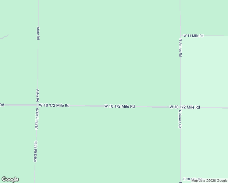 map of restaurants, bars, coffee shops, grocery stores, and more near 2404 West 10 1/2 Mile Road in Irons