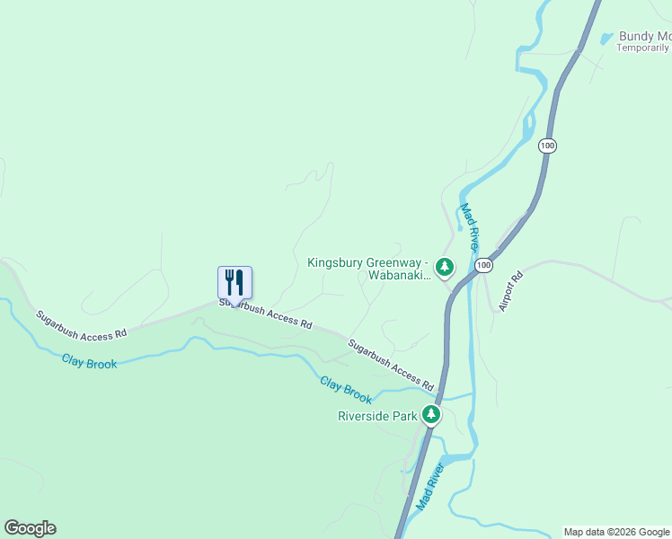 map of restaurants, bars, coffee shops, grocery stores, and more near 116 Middle Pines Road in Warren