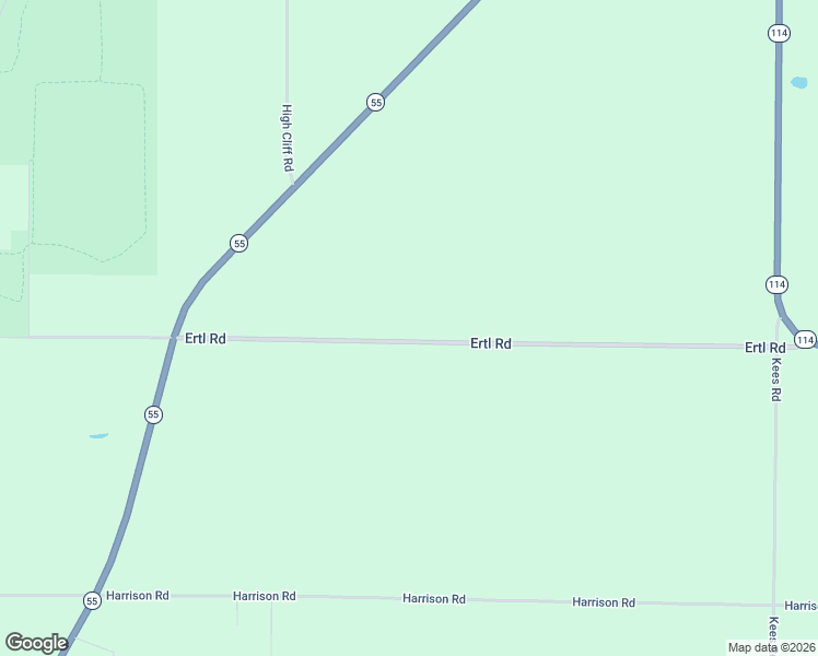 map of restaurants, bars, coffee shops, grocery stores, and more near W4770 Ertl Road in Menasha