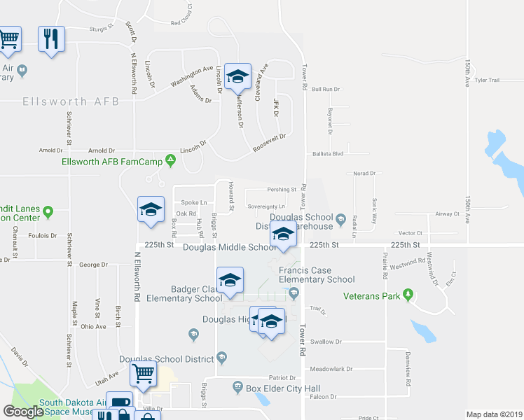 map of restaurants, bars, coffee shops, grocery stores, and more near 728 Alliance Court in Box Elder