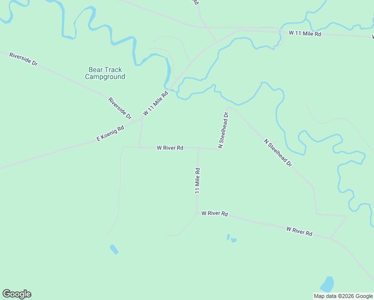 map of restaurants, bars, coffee shops, grocery stores, and more near 10652 North River Road in Irons