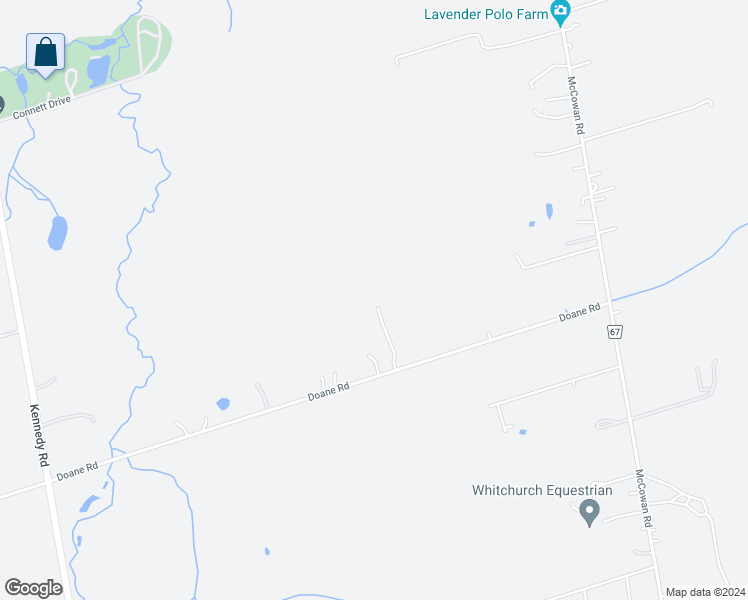 map of restaurants, bars, coffee shops, grocery stores, and more near 4244 Doane Road in East Gwillimbury