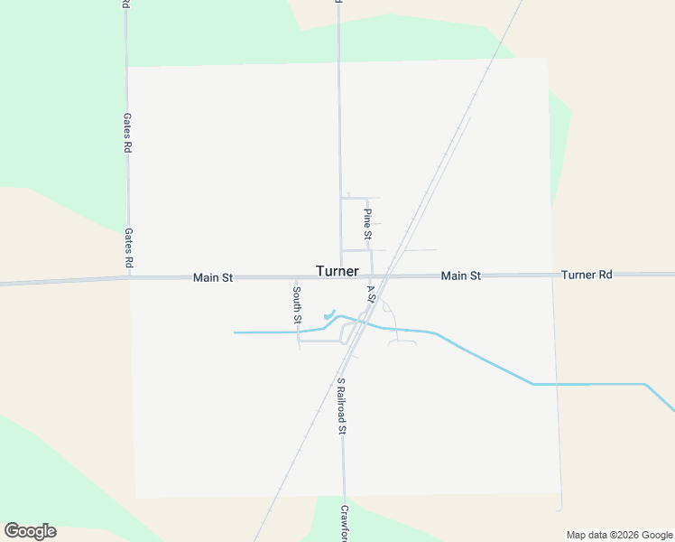 map of restaurants, bars, coffee shops, grocery stores, and more near in Turner