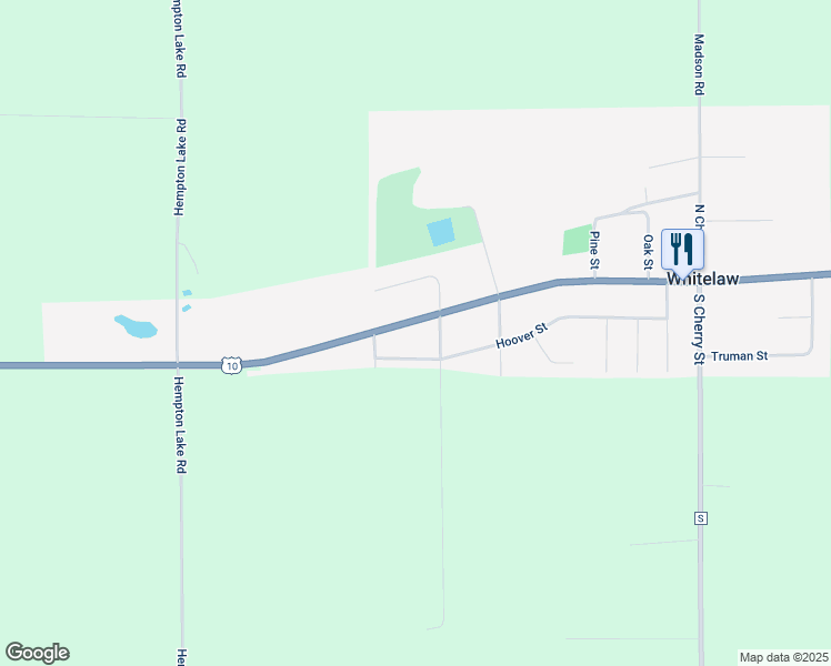map of restaurants, bars, coffee shops, grocery stores, and more near 315 West Menasha Avenue in Whitelaw