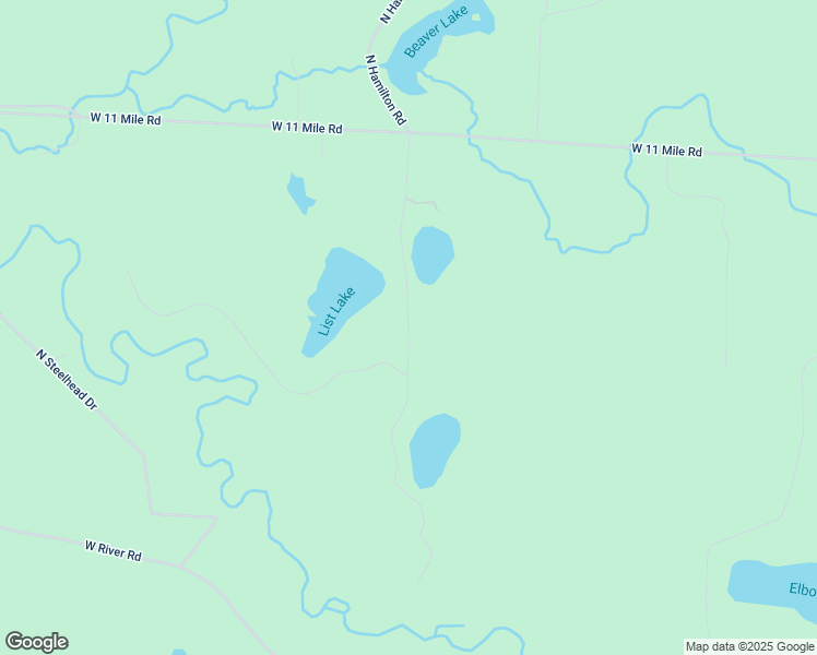 map of restaurants, bars, coffee shops, grocery stores, and more near 10701 North Hamilton Road in Irons