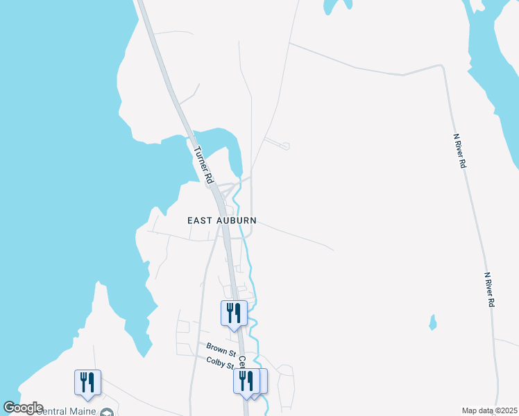 map of restaurants, bars, coffee shops, grocery stores, and more near 81 Oak Hill Road in Auburn