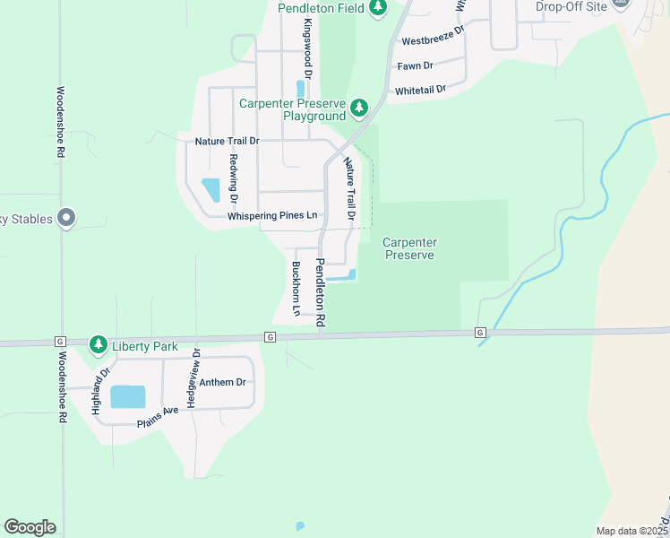 map of restaurants, bars, coffee shops, grocery stores, and more near 1205 Nature Trail Drive in Neenah