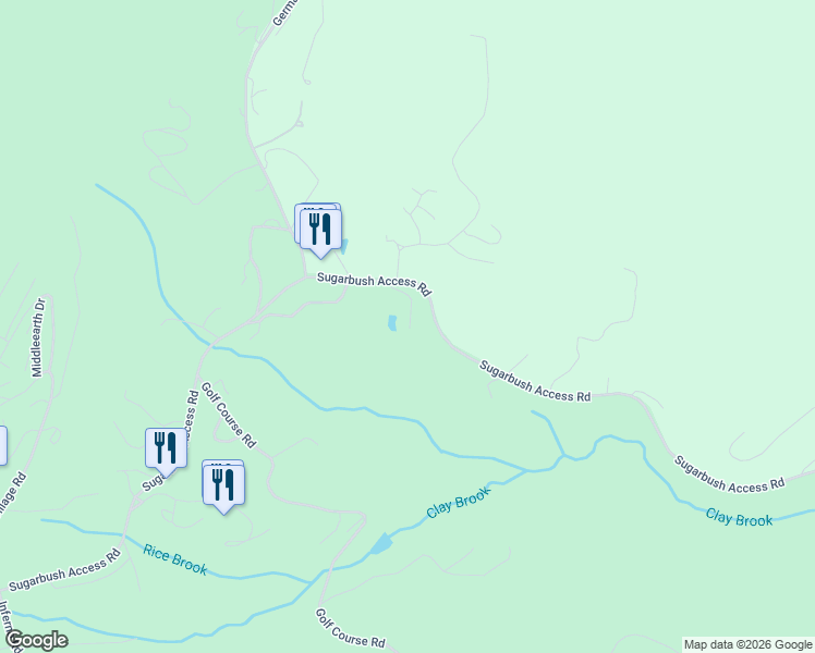 map of restaurants, bars, coffee shops, grocery stores, and more near 112 Sterling Ridge Road in Warren