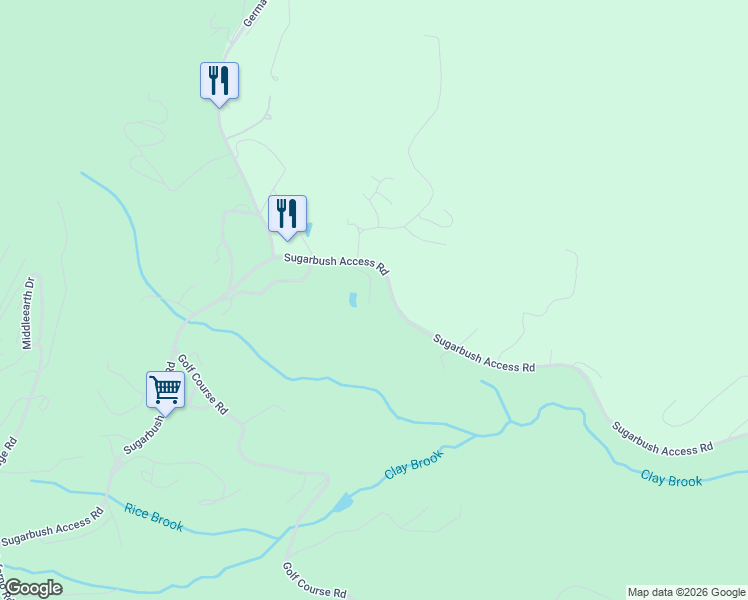 map of restaurants, bars, coffee shops, grocery stores, and more near 112 Sterling Ridge Road in Warren