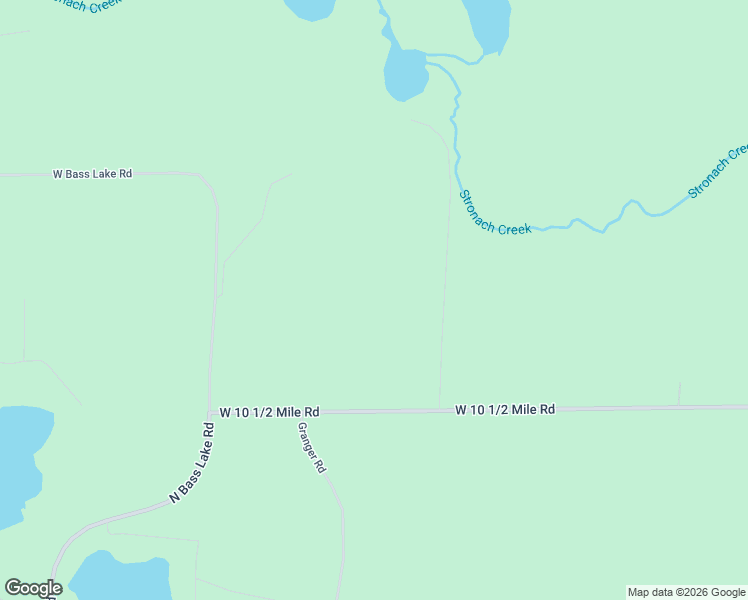 map of restaurants, bars, coffee shops, grocery stores, and more near 10501-11099 North Mac Road in Irons