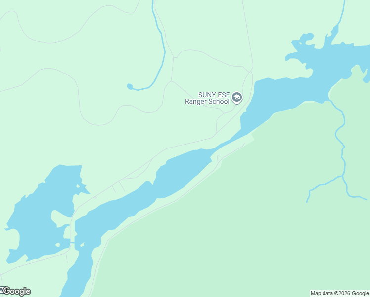 map of restaurants, bars, coffee shops, grocery stores, and more near 224 Ranger School Road in Wanakena