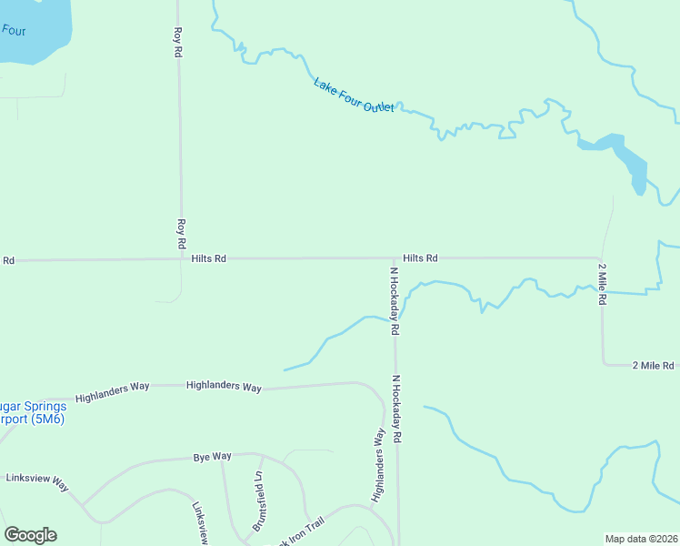 map of restaurants, bars, coffee shops, grocery stores, and more near 1625 Hilts Road in Gladwin