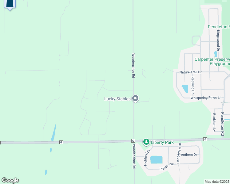 map of restaurants, bars, coffee shops, grocery stores, and more near 7065 Woodenshoe Road in Neenah