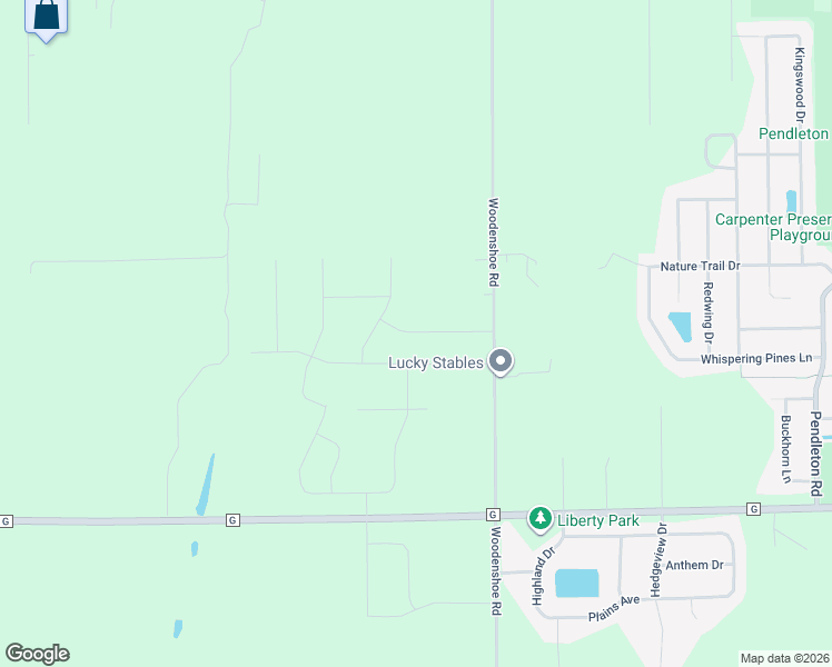 map of restaurants, bars, coffee shops, grocery stores, and more near 7065 Woodenshoe Road in Neenah