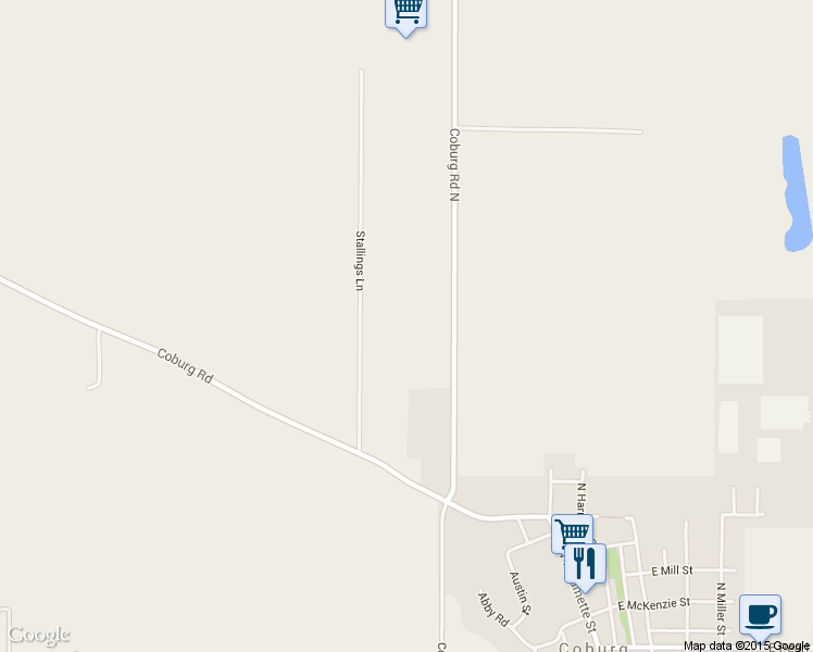 map of restaurants, bars, coffee shops, grocery stores, and more near 91404 North Coburg Road in Eugene