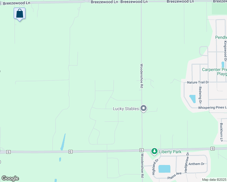 map of restaurants, bars, coffee shops, grocery stores, and more near 7065 Woodenshoe Road in Neenah